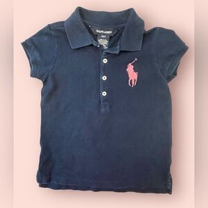 Ralph Lauren Kids Navy Polo Shirt